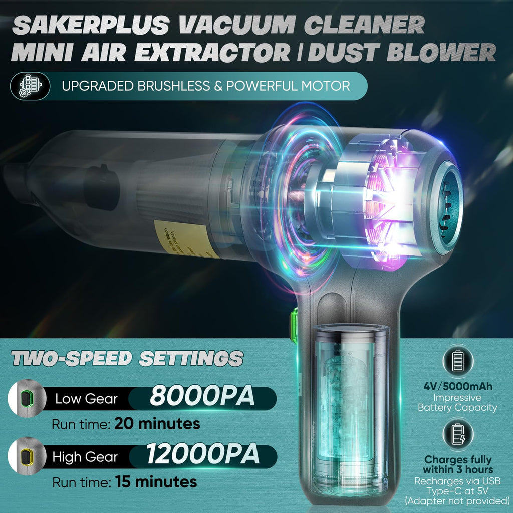 🔥🔥Caelisco's latest 2026 car vacuum cleaner👑SakerPlus👑convenient, comprehensive care for your beloved vehicle